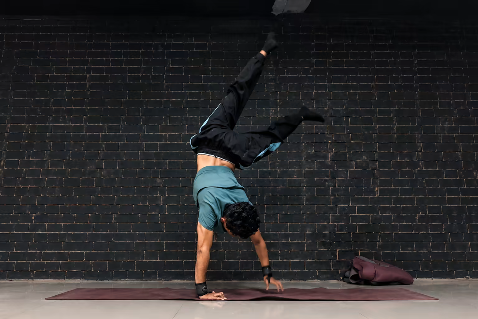 My first handstand attempt lasted less than a second.